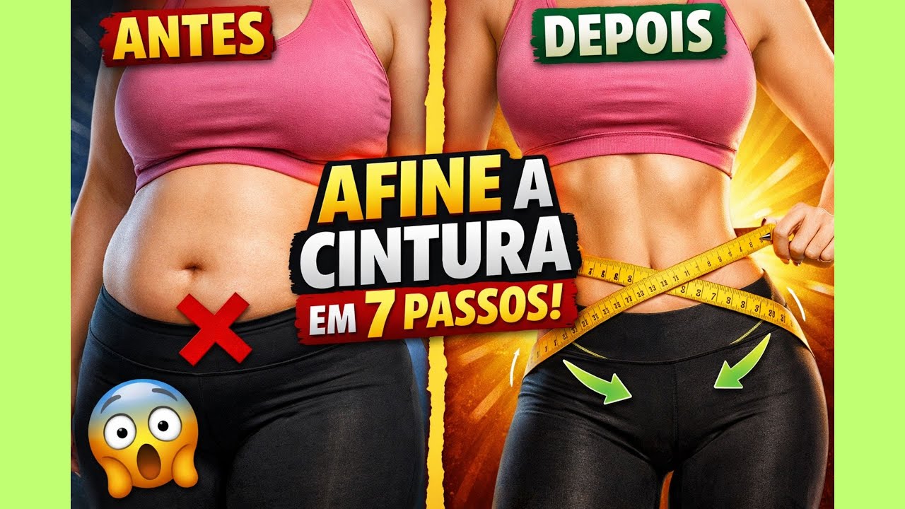 COMO AFINAR a SUA CINTURA 7 PASSOS