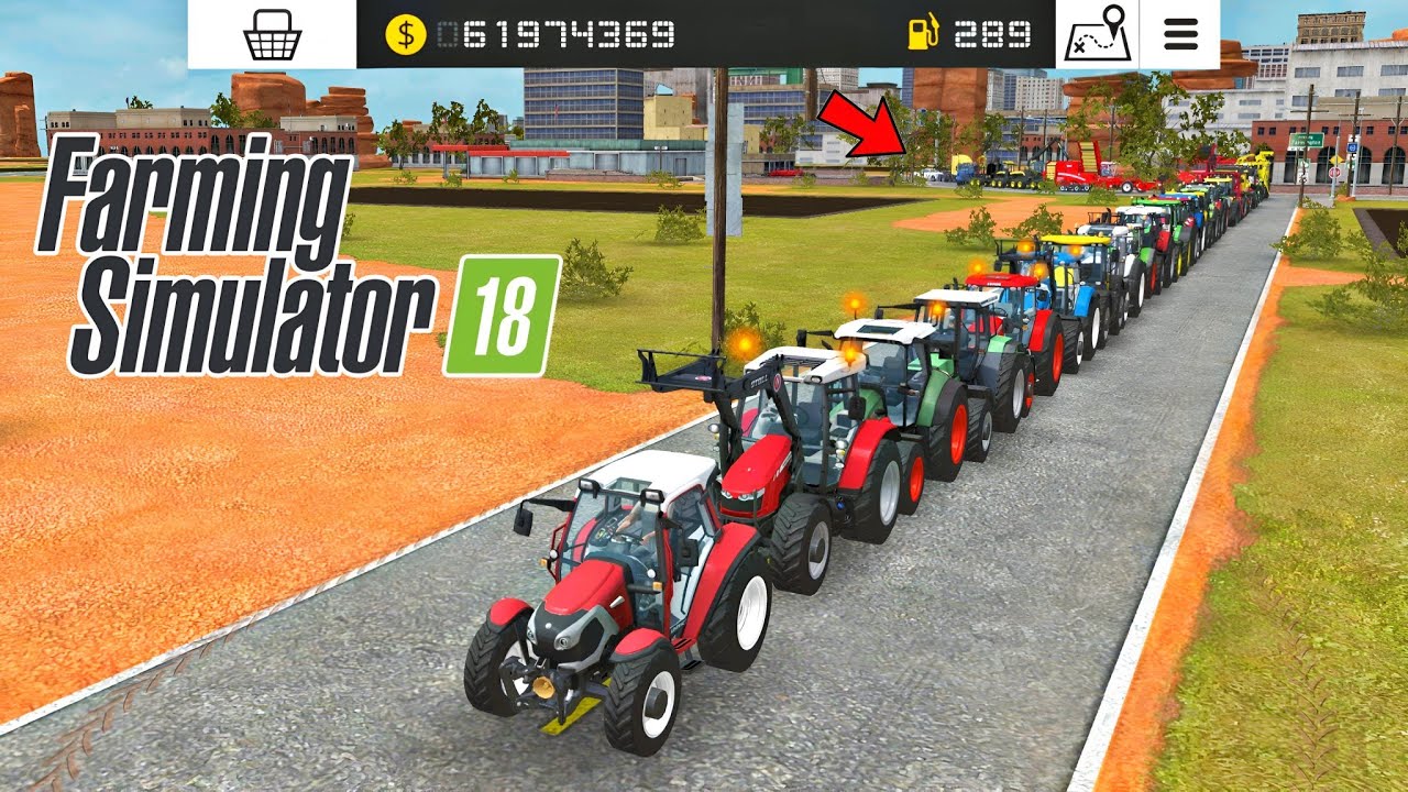 Перевозите все тракторы и комбайны Harvestar в FS18! Farming Simulator 18: как заработать неогран...