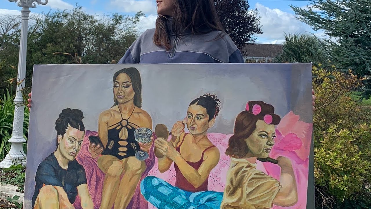 My submission to the Art Riddler exhibition 2025 | painting process and life in between 
