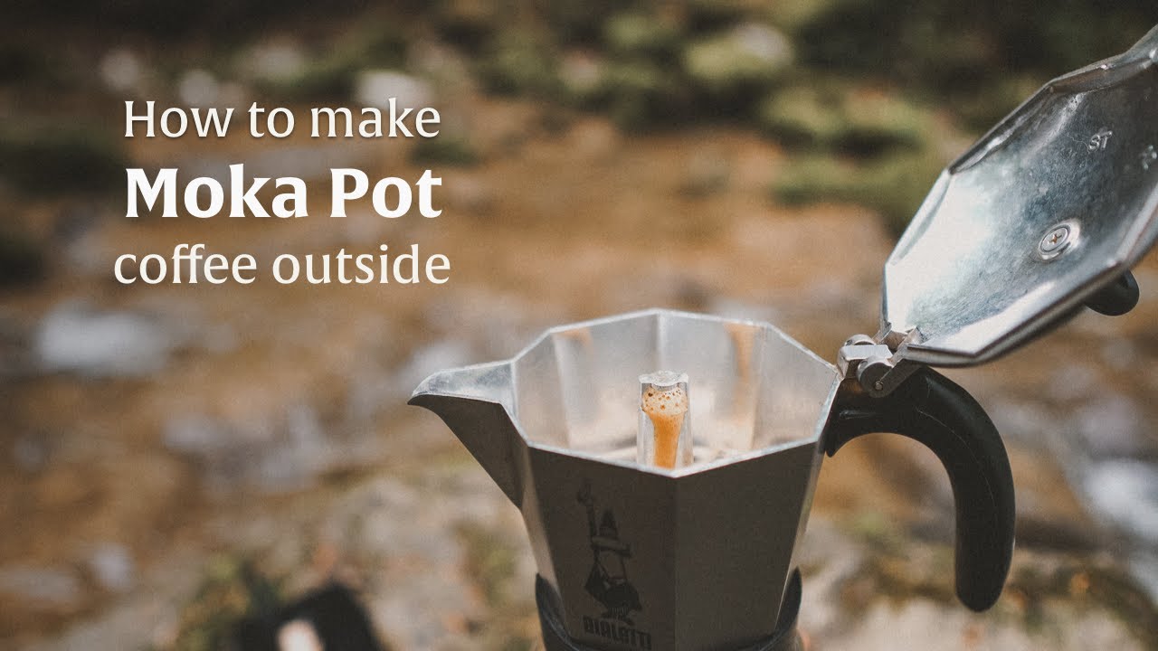 How to make coffee outside | Moka Pot Coffee
