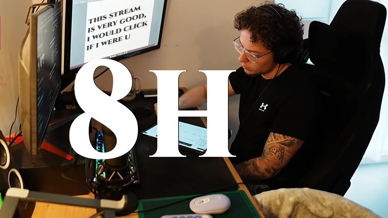 🔴 8-Hour Study With Me 📚 Engineering Student | Pomodoro 50/10 & Rain sounds🌧️