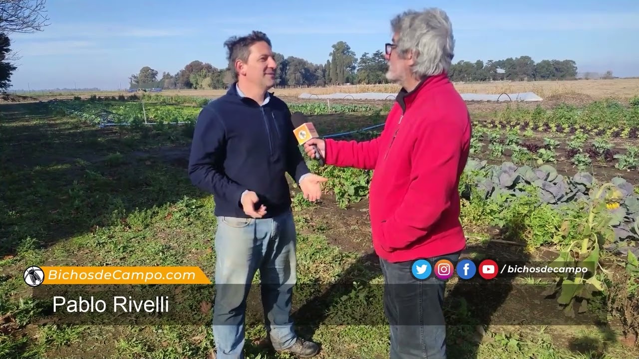 Pablo Rivelli, productor agroecológico de Venado Tuerto