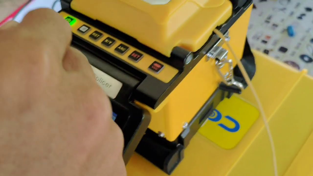 Cara Simple Sambung Kabel Fiber Optic dgn Splicer Comway A3