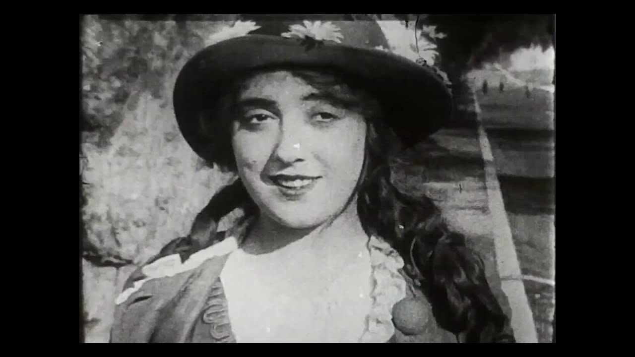 Mabel Normand Film #105: Barney Oldfield's Race for a Life (1913, famous girl tied to the tracks)