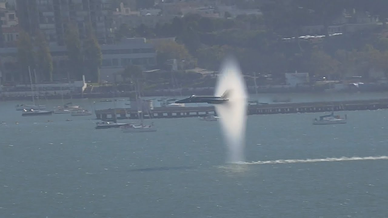 Blue Angels Sneak Pass San Francisco Fleet Week 2024