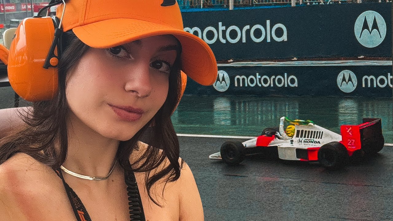 MCLAREN convidou a Yayah para INTERLAGOS