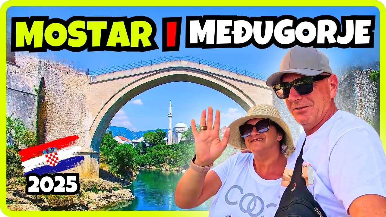 Zwiedzamy Mostar i Medugorje  z WIDZAMI. Orebić2025 .Wakacje w Chorwacji.