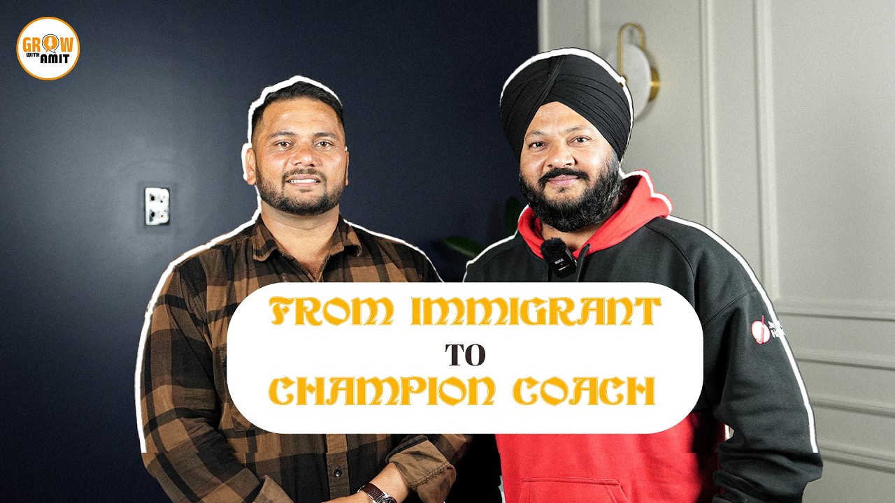 From Immigrant to Champion Coach | Gursharan Singh | Hockey, Leadership & Passion 🏑 - GROW WITH AMIT