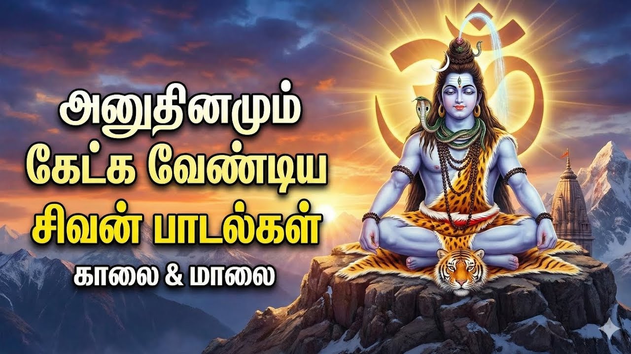 தினமும் கேட்க வேண்டிய சிவன் பாடல்கள்.. #சிவன் #sivanpaadal #sivansongs #sivansongsintamil 