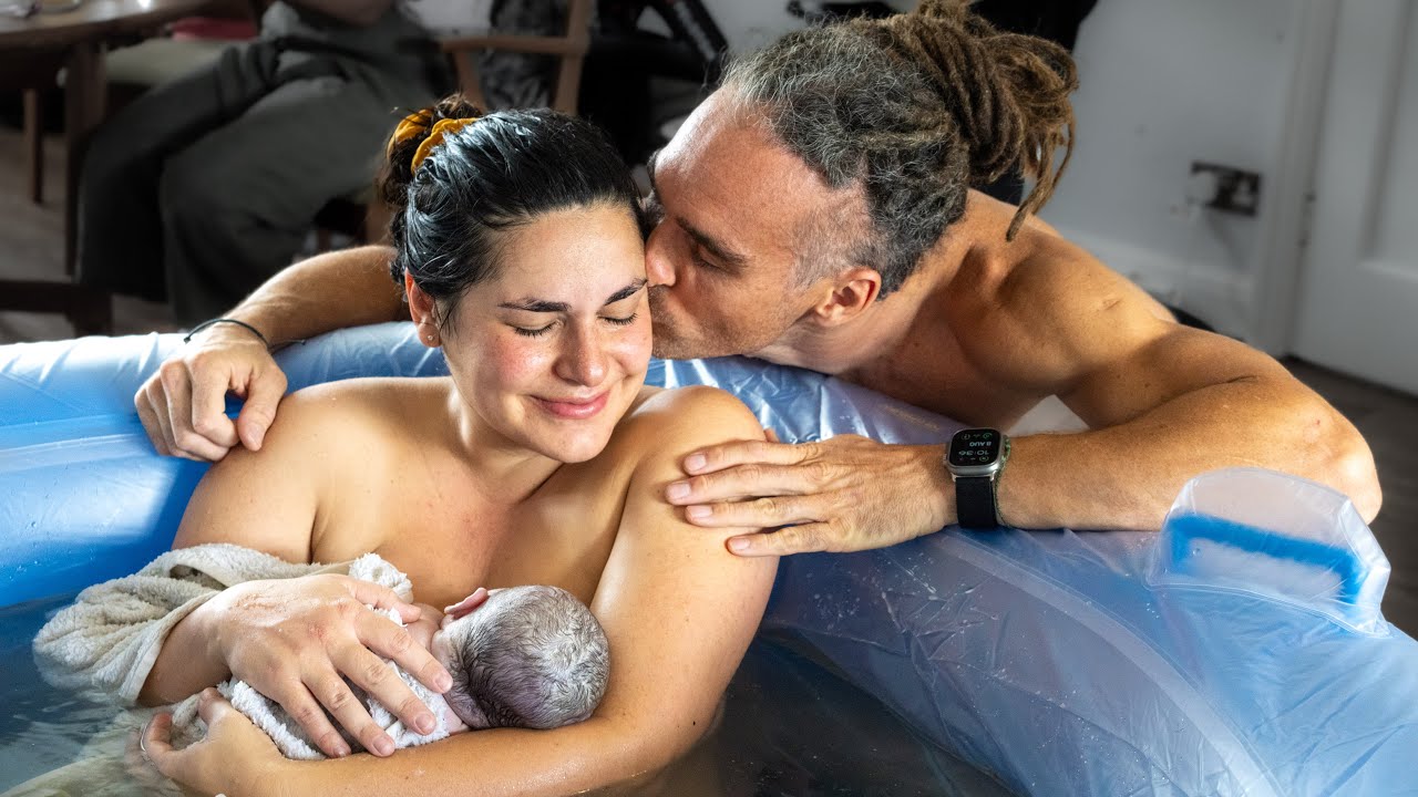Home Birth Vlog // Unmedicated Water Birth After C-section