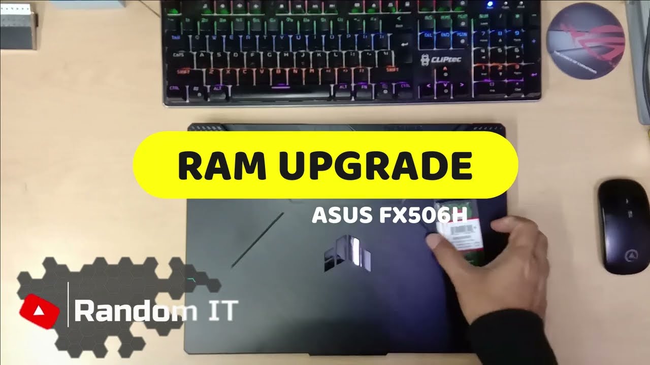 Asus TUF Gaming F15 Laptop RAM Upgrade | How To Upgrade Asus TUF Gaming F15 (FX506H) Laptop RAM