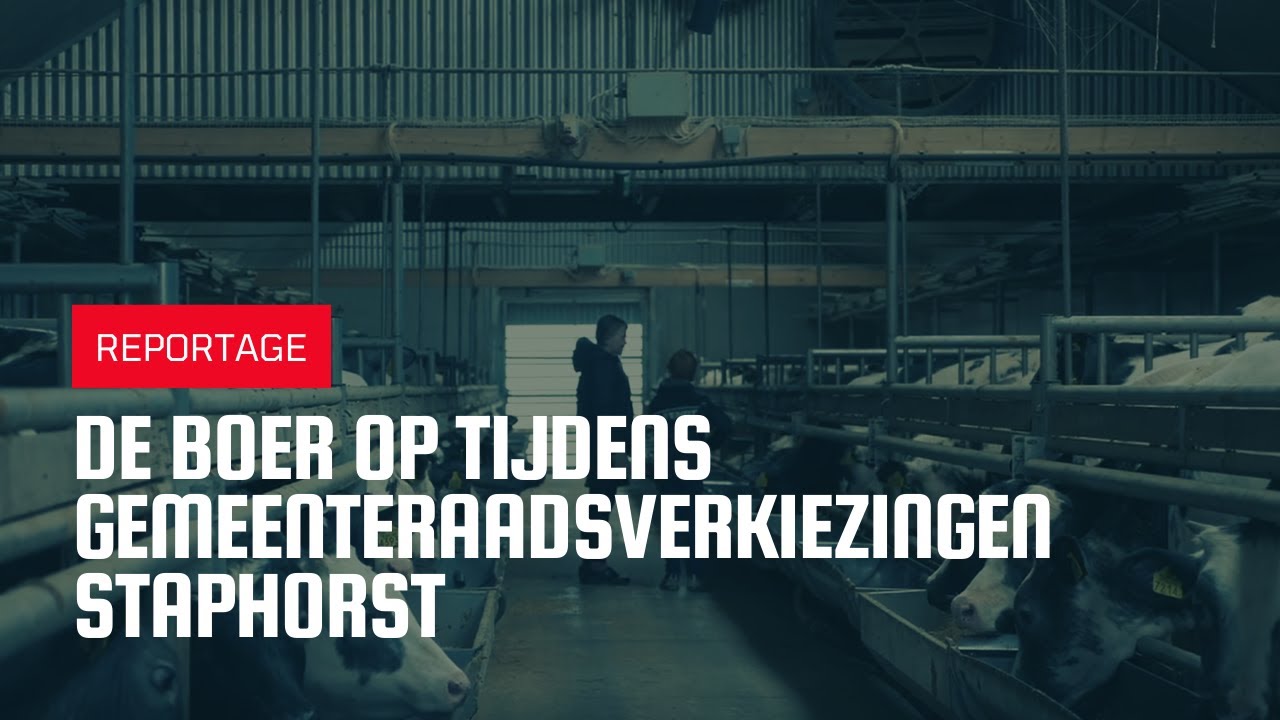 De boer op tijdens gemeenteraadsverkiezingen Staphorst