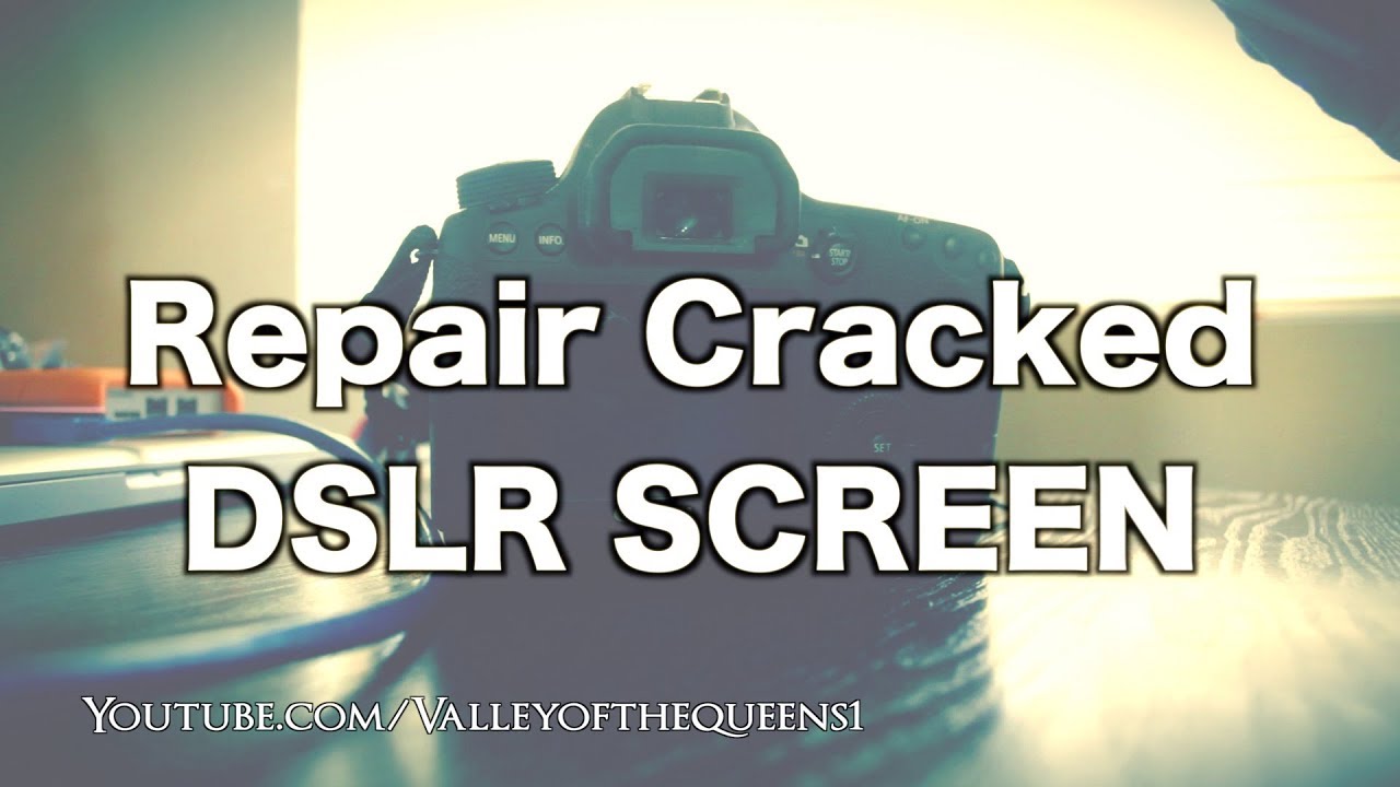 Canon EOS 6D screen protector repair [ Fix any LCD screen ]