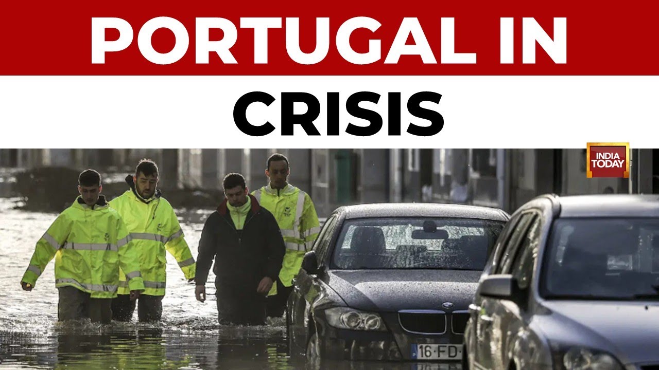 Portugal Flood Disaster: Several Killed as Storms Continue | Deadly Storms Hit Portugal