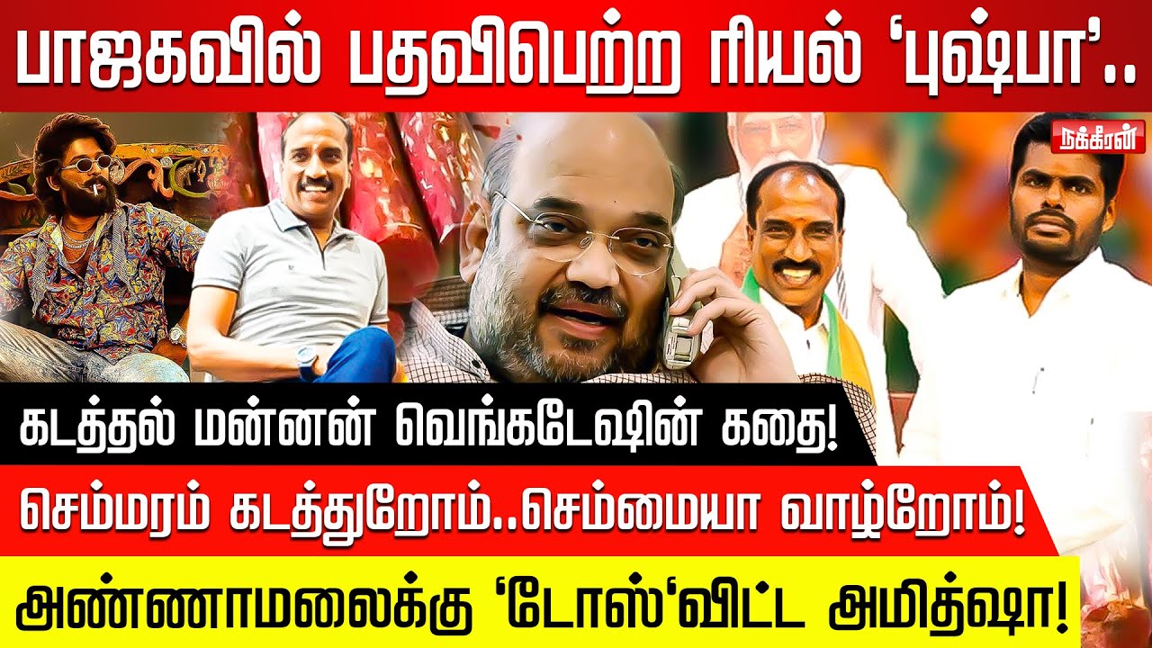 புஷ்பாவுக்கு பதவியா? அண்ணாமலைக்கு 'டோஸ்'விட்ட அமித்ஷா! கதிகலங்கிய கமலாலயம்! News Box | Venkatesh