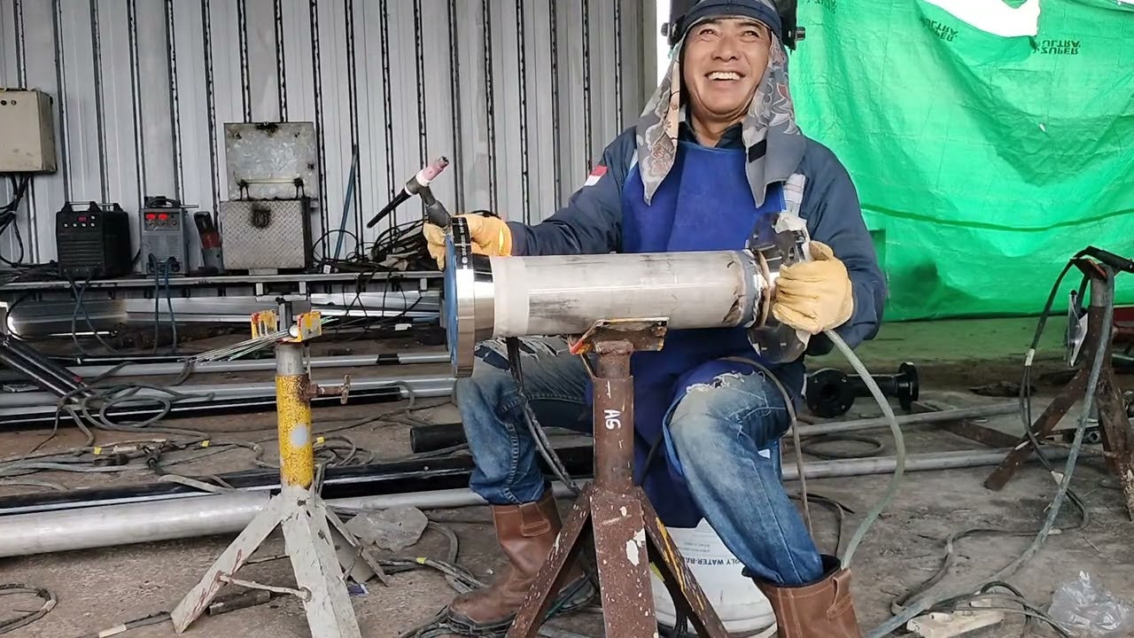 Lanjut ke spoll ke dua stainless steel 4