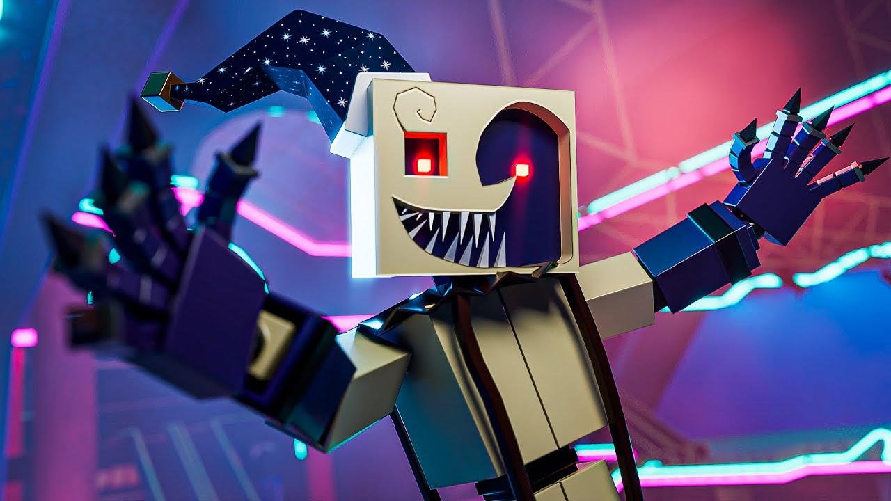 Minecraft FNAF Nightmare Moondrop Glamrock! (Minecraft Roleplay)