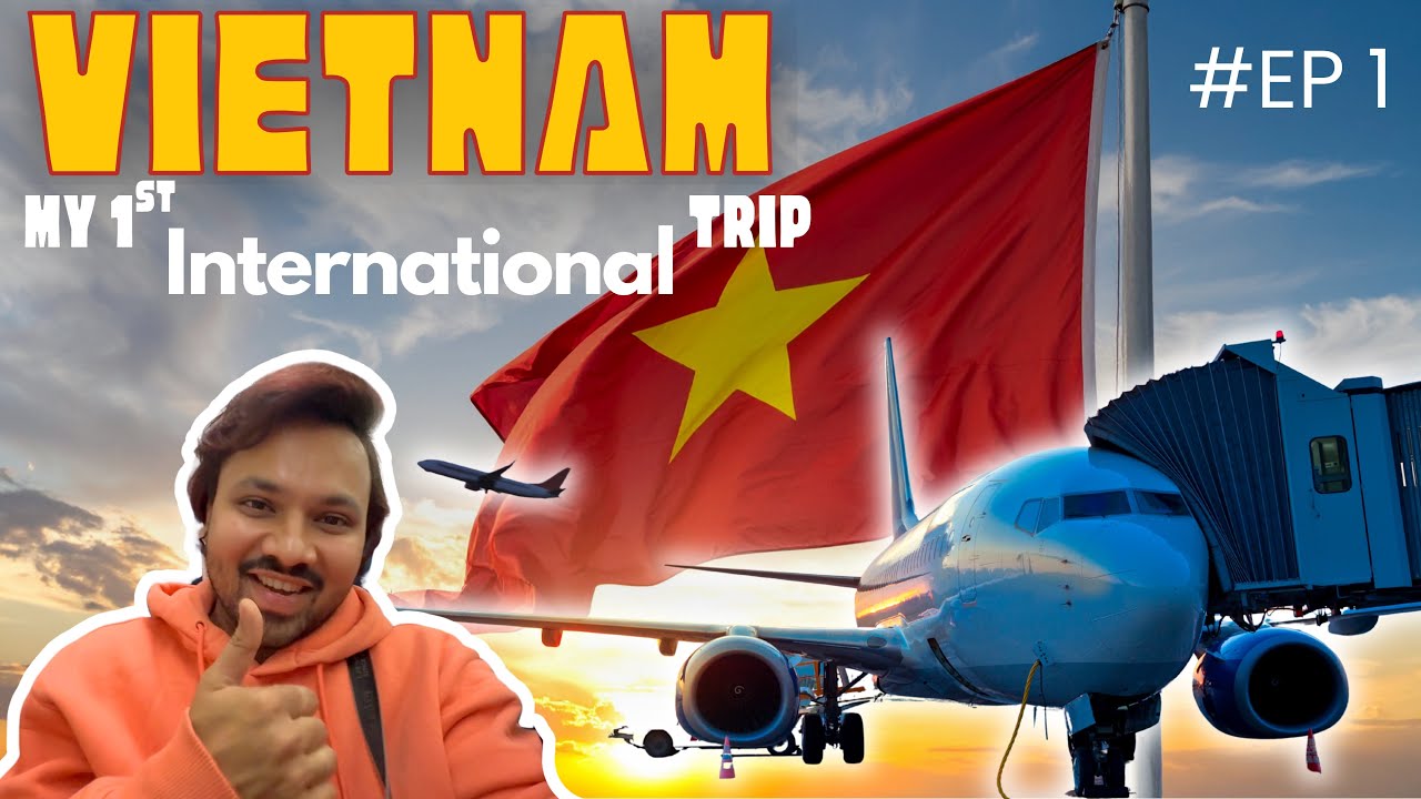 My 1st international trip #vietnam  #meprathameshboltoy #travel #vlog #airport 