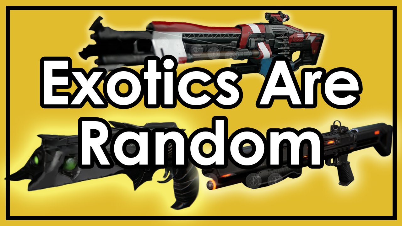 Destiny: How Do You Get Exotic Weapons and Armor? (Spoilers: IT'S RANDOM)