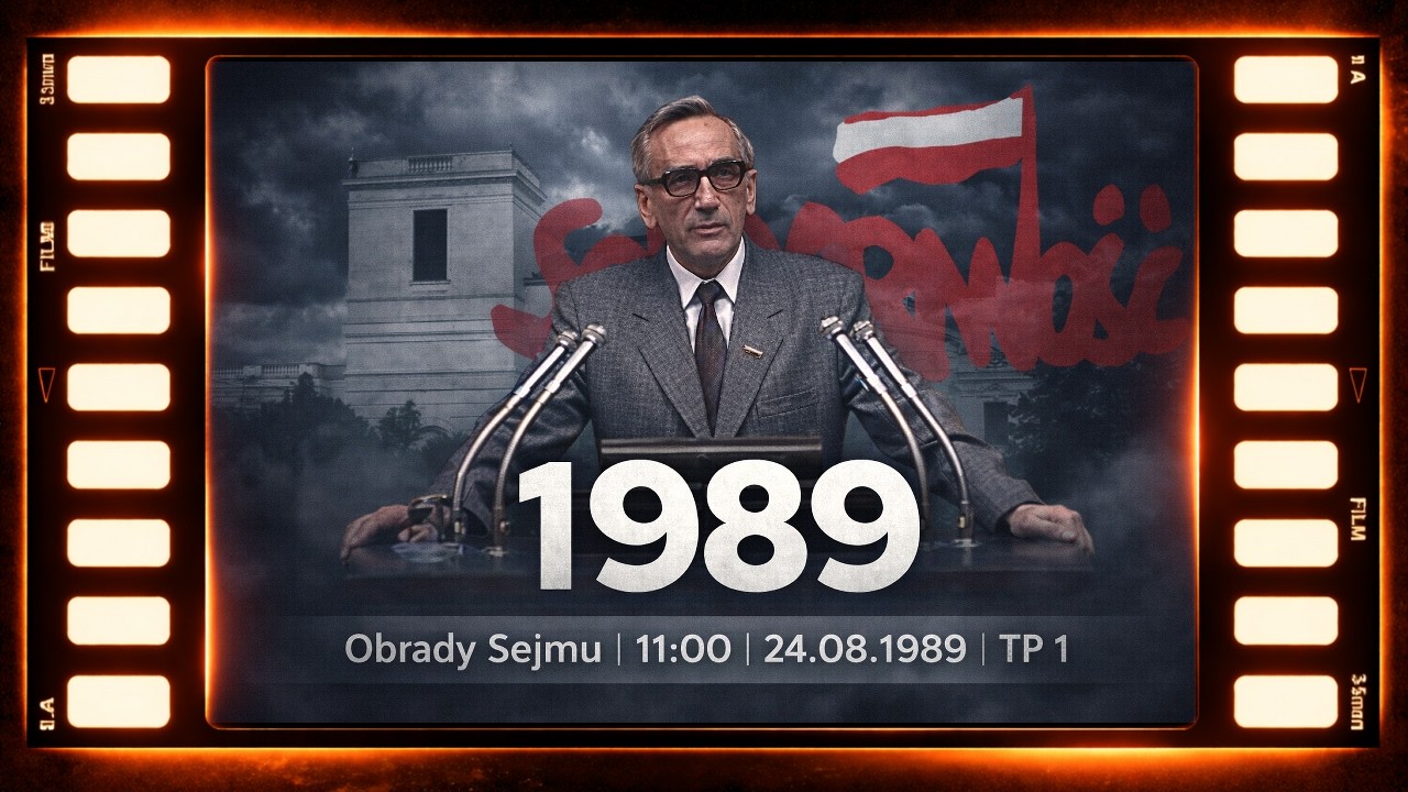 1989.08.24 ▪ 11:00 ▪ TP1. Transmisja z obrad Sejmu PRL ▪ wystąpienie Tadeusza Mazowieckiego