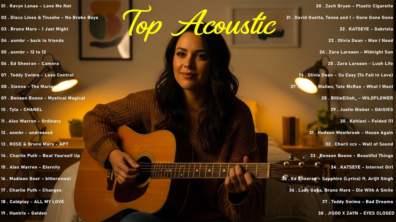 Top Smooth Acoustic 2026 🌙 | English Hit Songs | Emotional Spotify Playlist Vibes