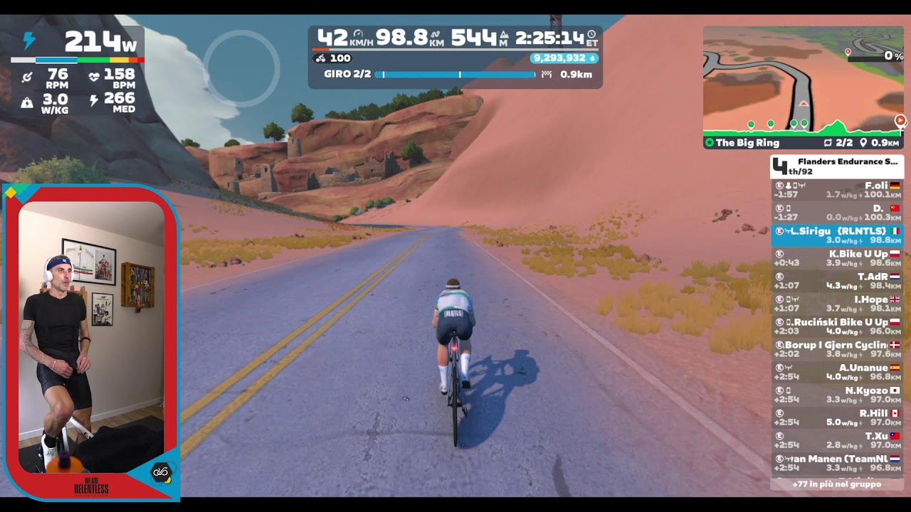Flanders Endurance Series - The Big Ring - 100km #zwift