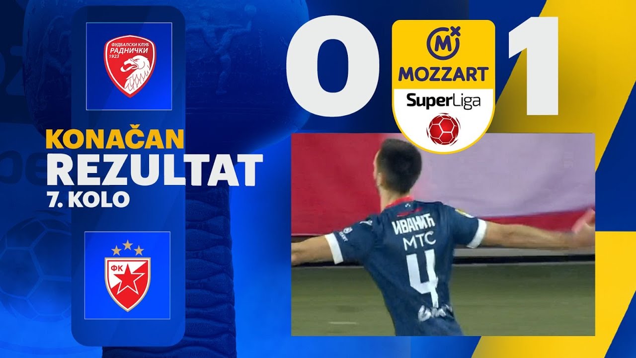 Mozzart Bet Super liga 2024/25 - 7.Kolo: RADNIČKI 1923 – CRVENA ZVEZDA 0:1 (0:0)