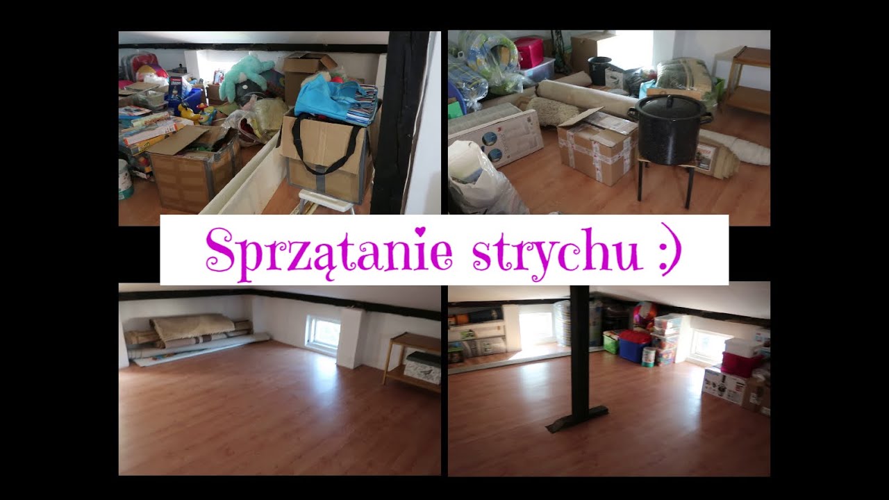 Sprzątanie strychu| Motywacyjne sprzątanie| Posprzątaj ze mną| Uporządkowana