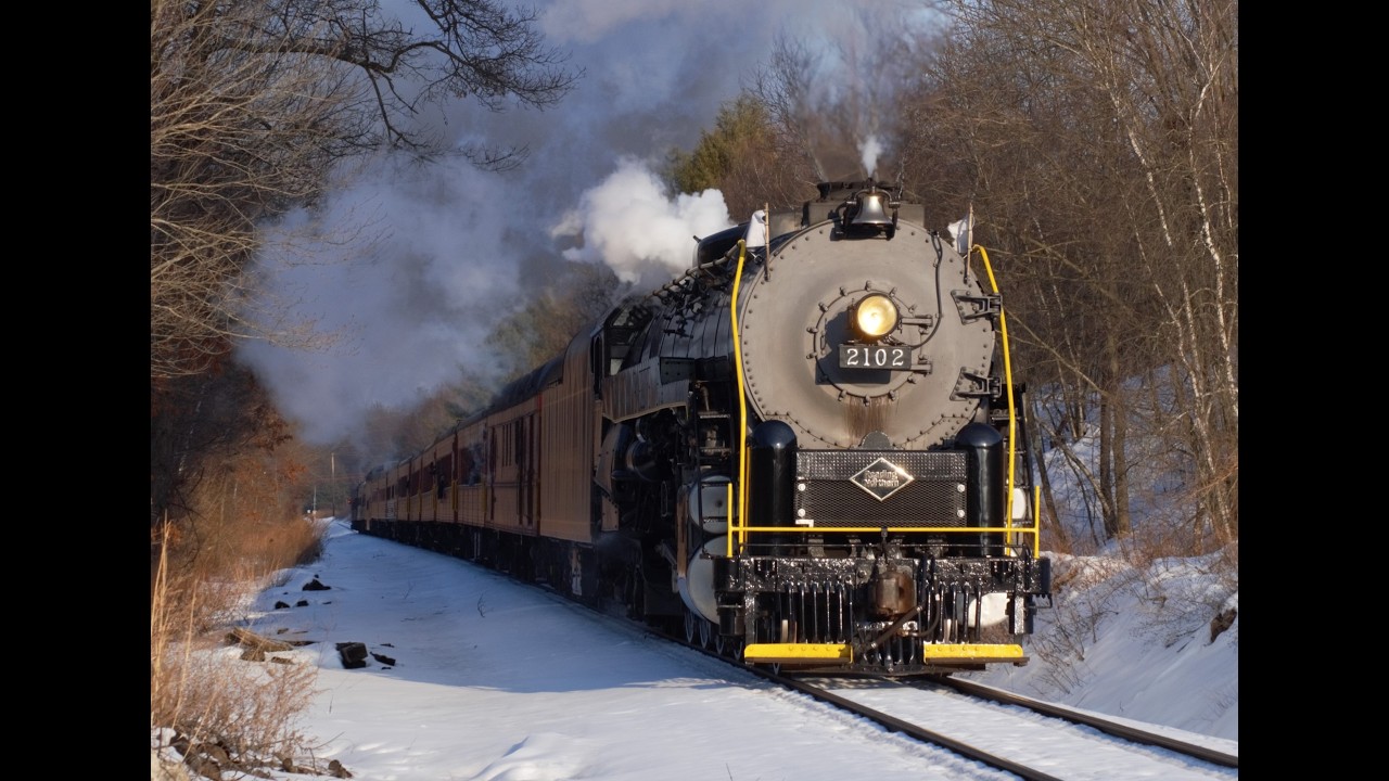 Reading & Northern 2102 Rambling Through the Snow