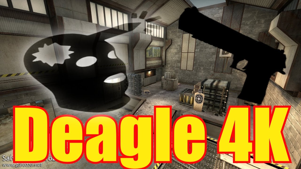 CS : GO 4K Deagle clutch de_cache