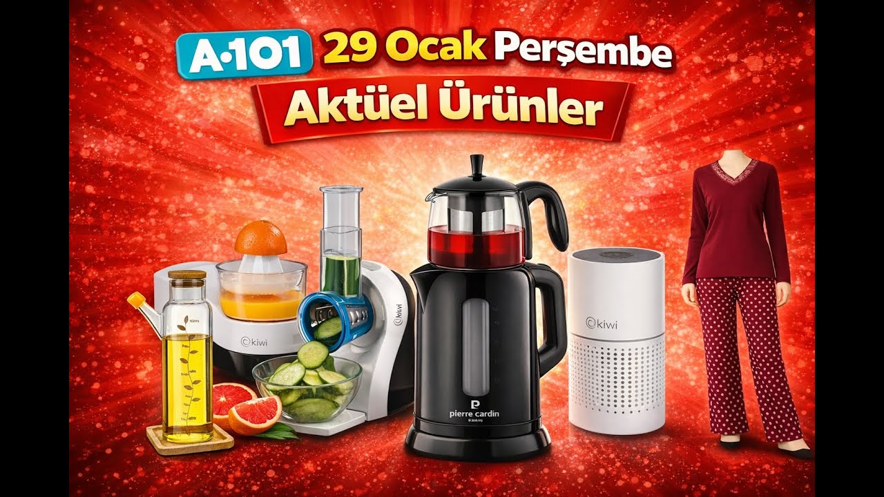 29 OCAK 2026 PERŞEMBE | A101 AKTÜEL ÜRÜNLER | Pierre Cardin - Samsung - Papilla - Kiwi - Stanley