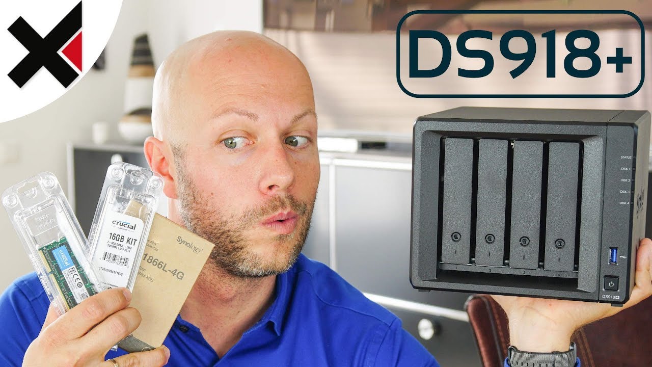 Synology DiskStation DS918+ RAM Upgrade 8, 12, 16 GB | iDomiX