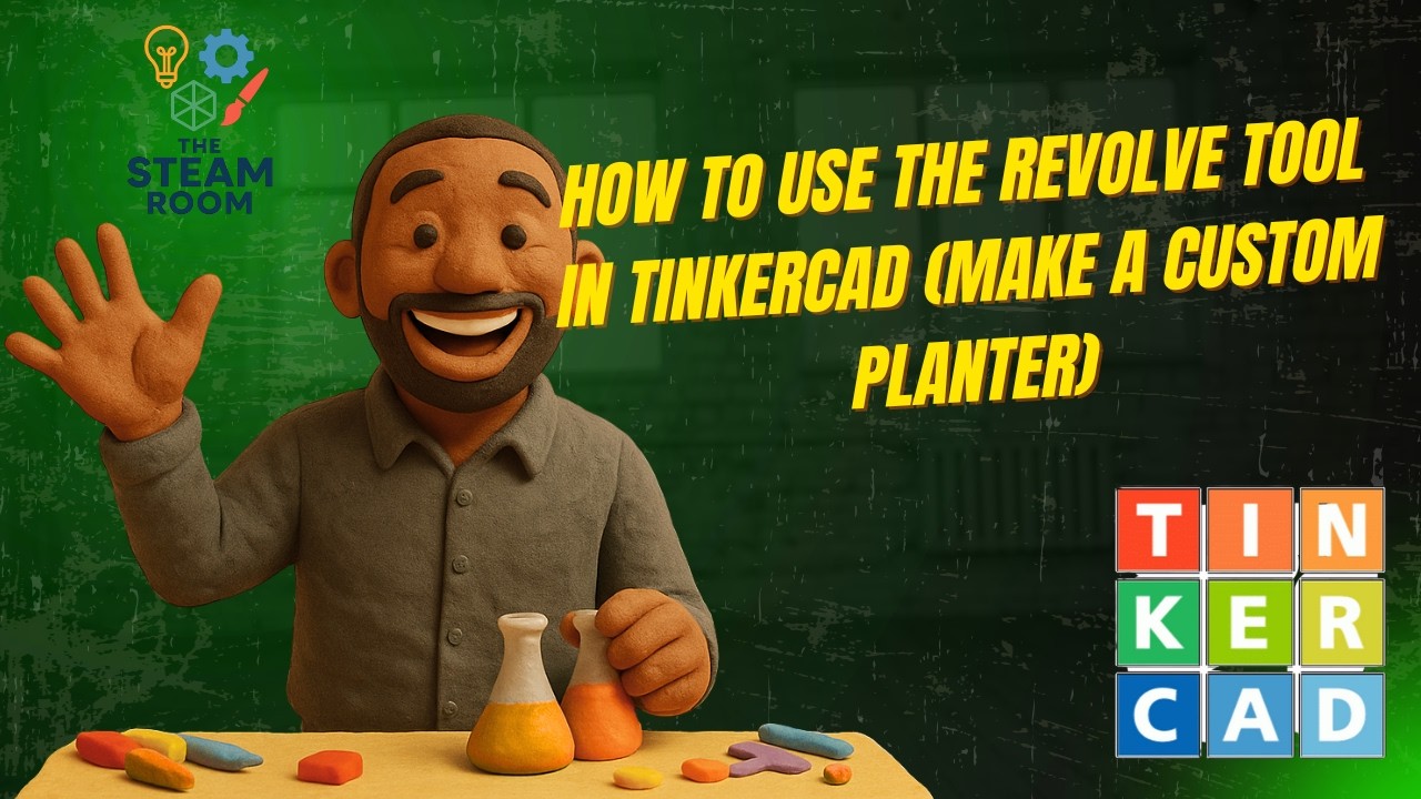 How to Use the Revolve Tool in Tinkercad (Make a Custom Planter)