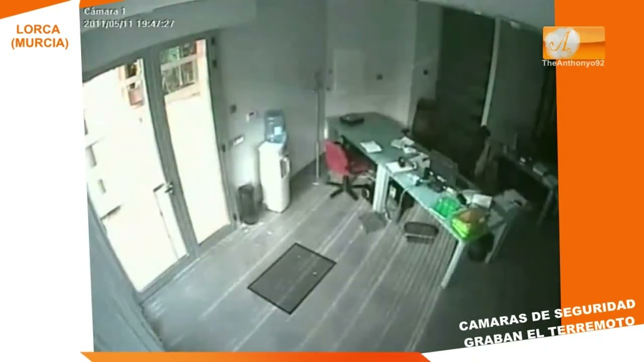 Mw4.5 Foreshock & Mw5.1 Mainshock strikes Office Building in Lorca, Spain || May 11th, 2011
