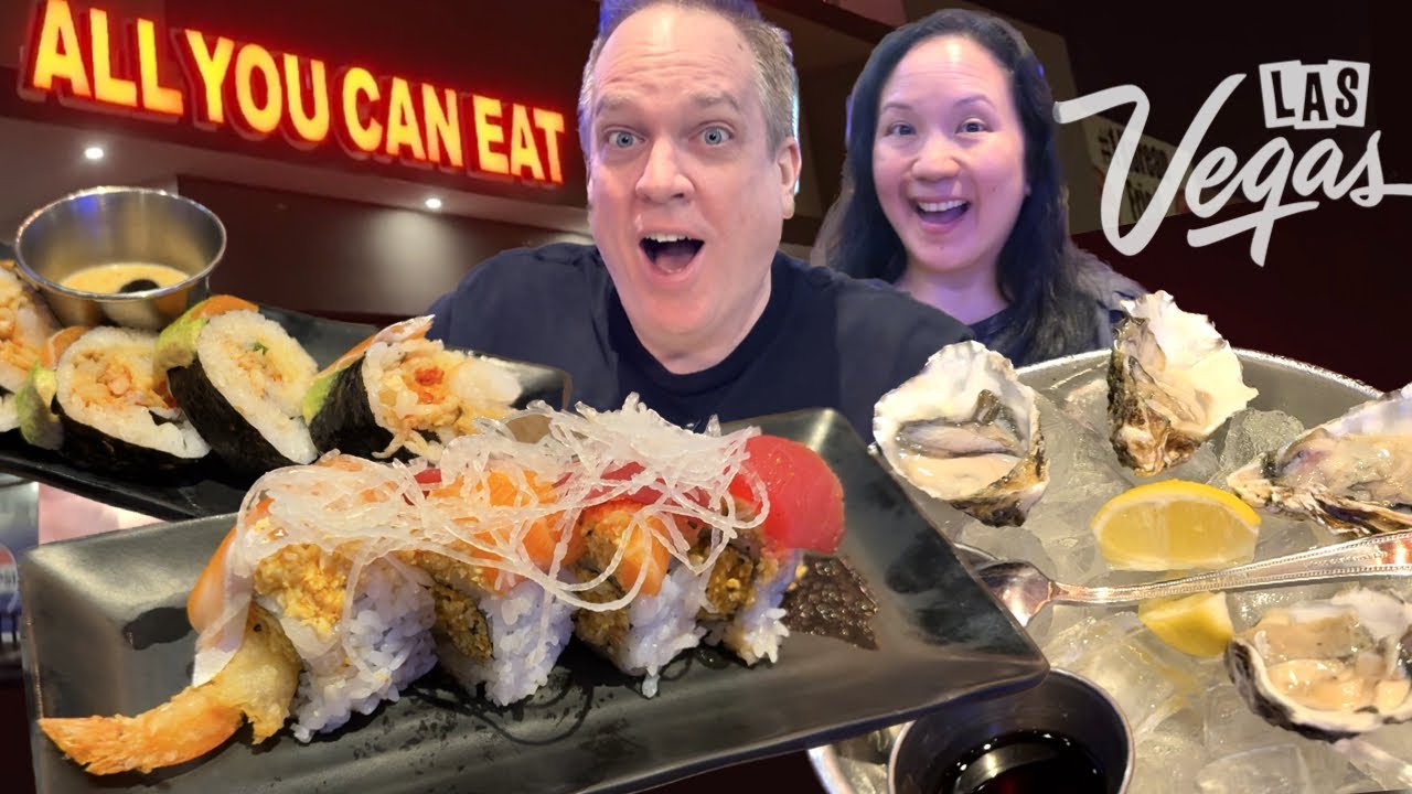 We Ate the Most EXPENSIVE All You Can Eat Seafood at Top Sushi & Oyster Las Vegas - Worth It?