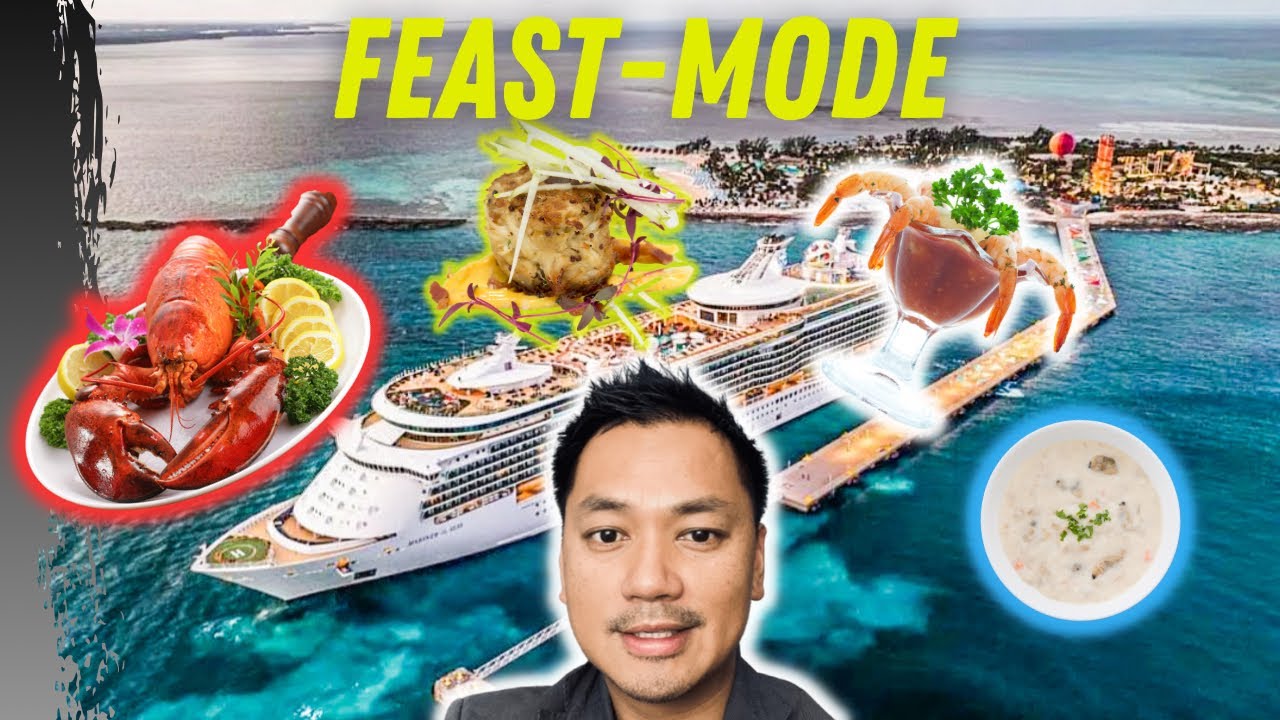UNBELIEVABLE Seafood FEAST on the Royal Caribbean (HOOKED Seafood)