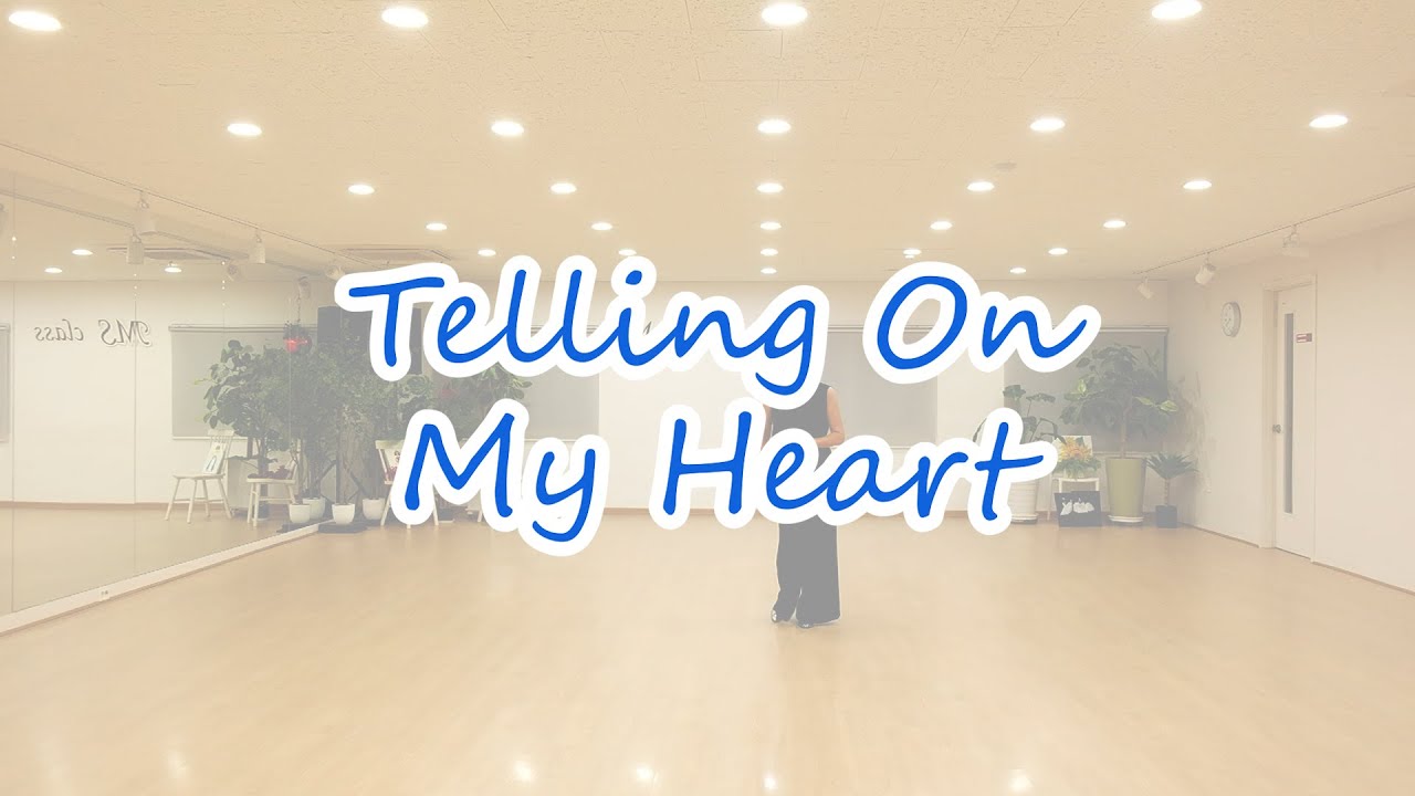 Telling On My Heart Line Dance by Ria Vos 2023