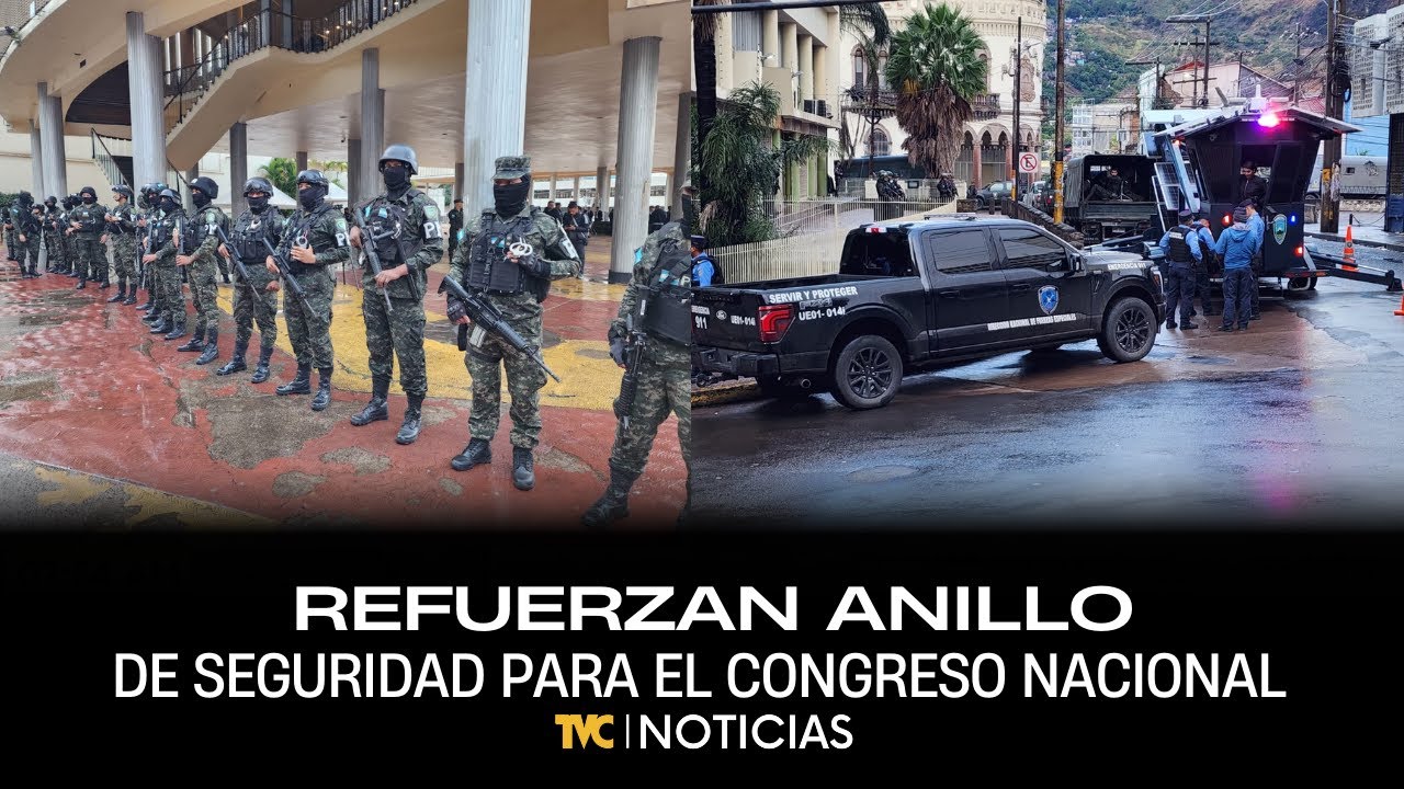Refuerzan anillo de seguridad para el Congreso Nacional