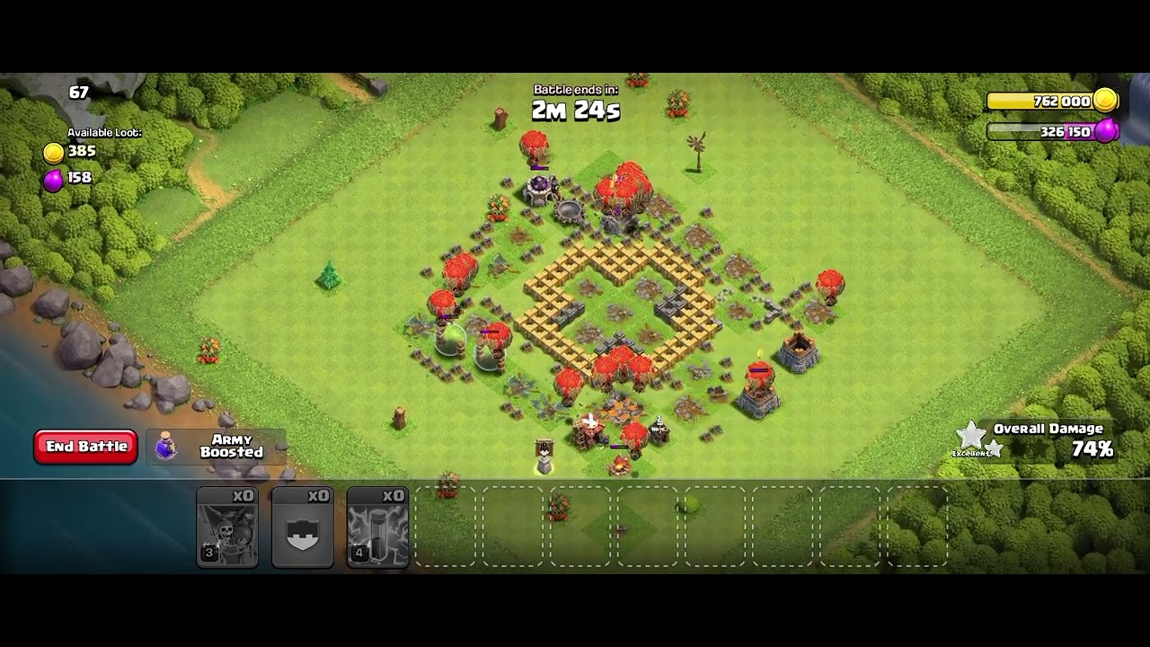 FF Max GamePlay X COC Balloon 🎈 Attack GamePlay 2026 - 15