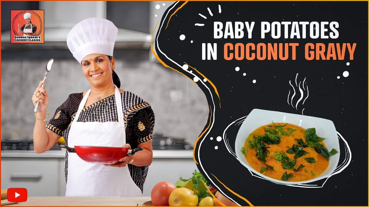 BABY POTATOES IN COCONUT GRAVY
