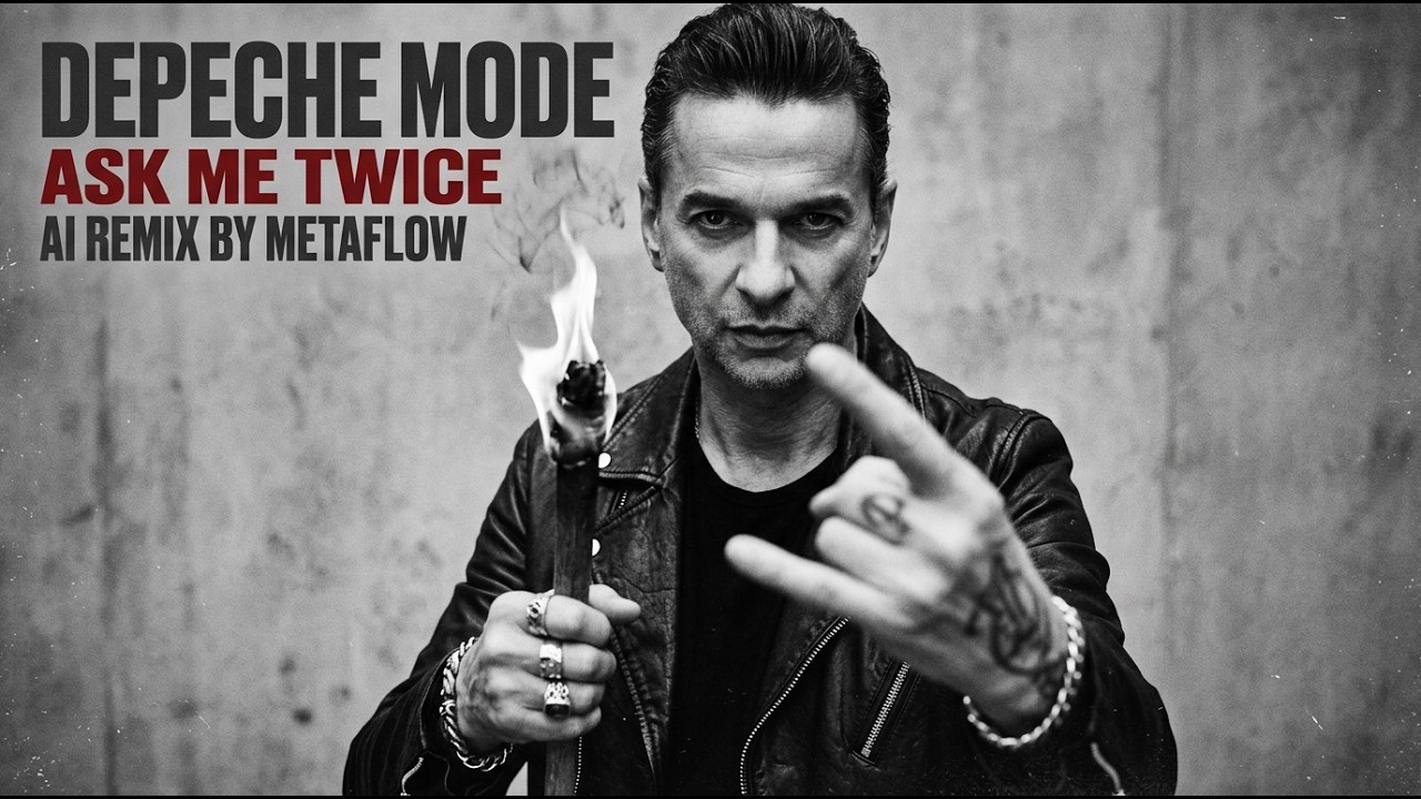 [MEGA MIX] Ask Me Twice - Depeche Mode Inspired Dark Synthpop Industrial Club Anthems | AI MIX