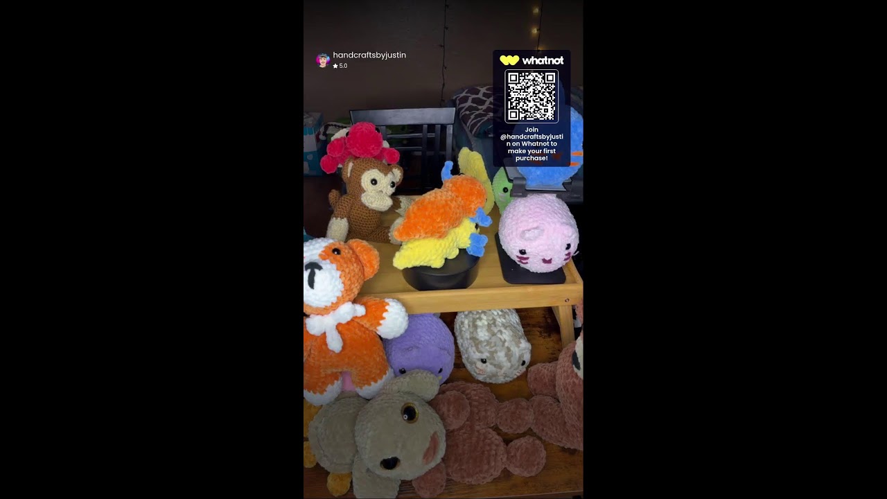 Chrochet Plushies for sale need a home. young Seller
