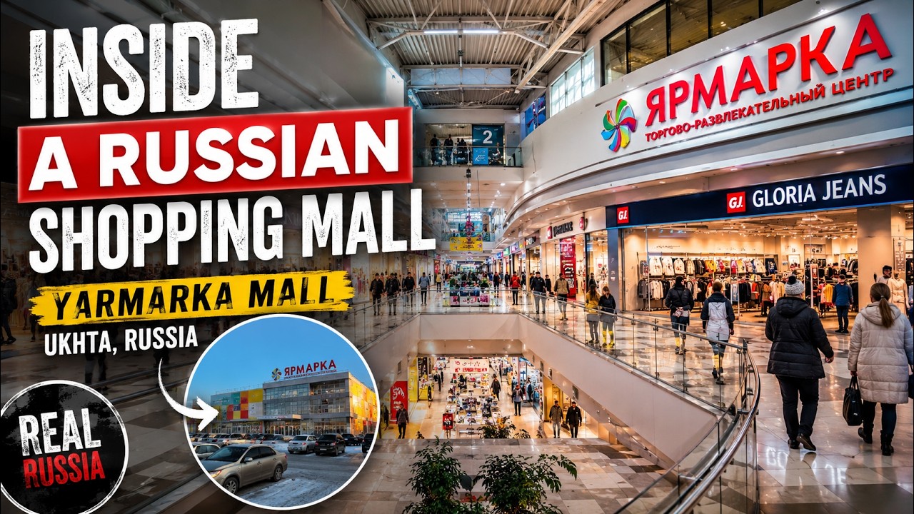 Inside a Russian Shopping Mall | Yarmarka Mall in Ukhta