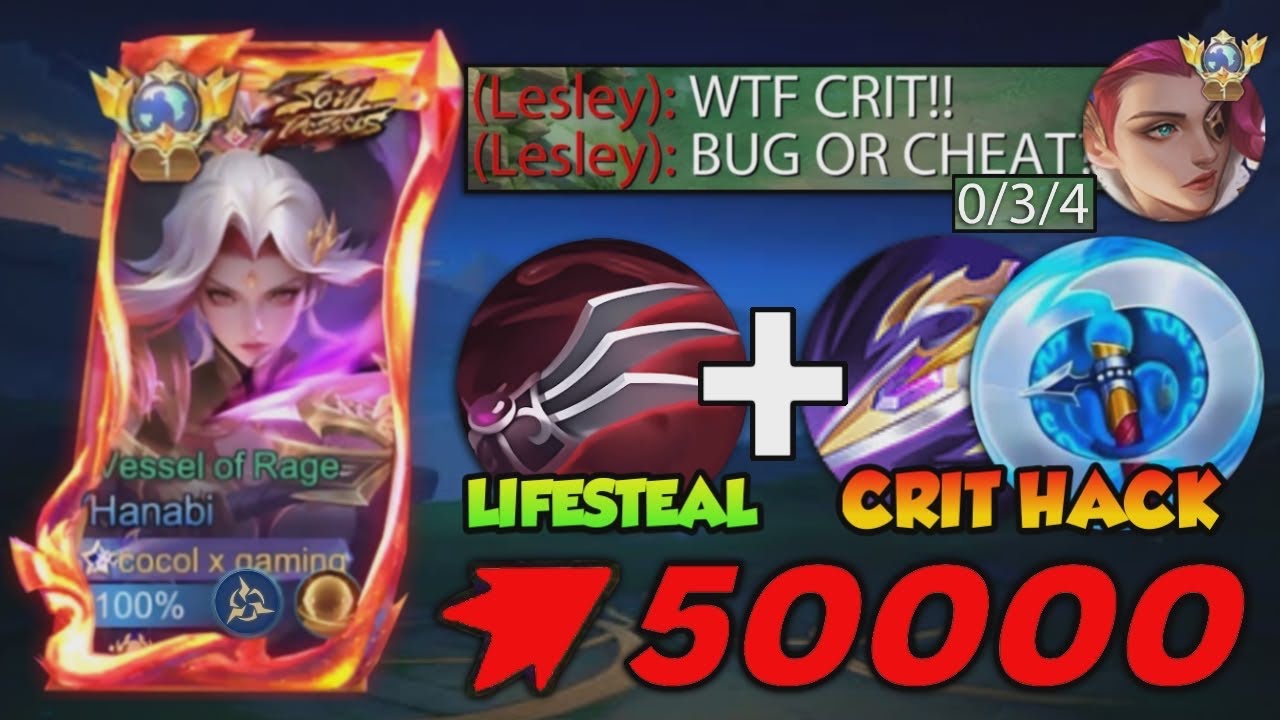 HANABI NEW ABNORMAL BURST CRIT DAMAGE BUILD!🔥 (must try) HANABI BEST 1 HIT BUILD 2026!!