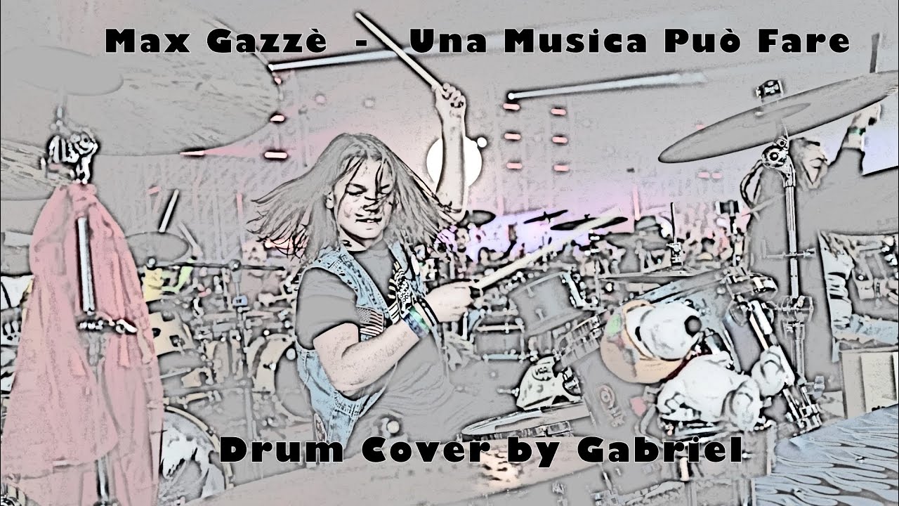 Una Musica può fare - Max Gazzè - Drum Cover by Gabriel Parazza