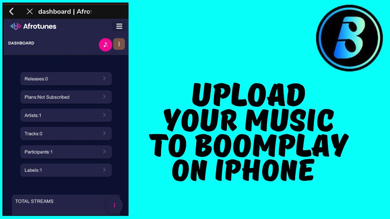 How To Upload Your Music On Boomplay (iPhone)