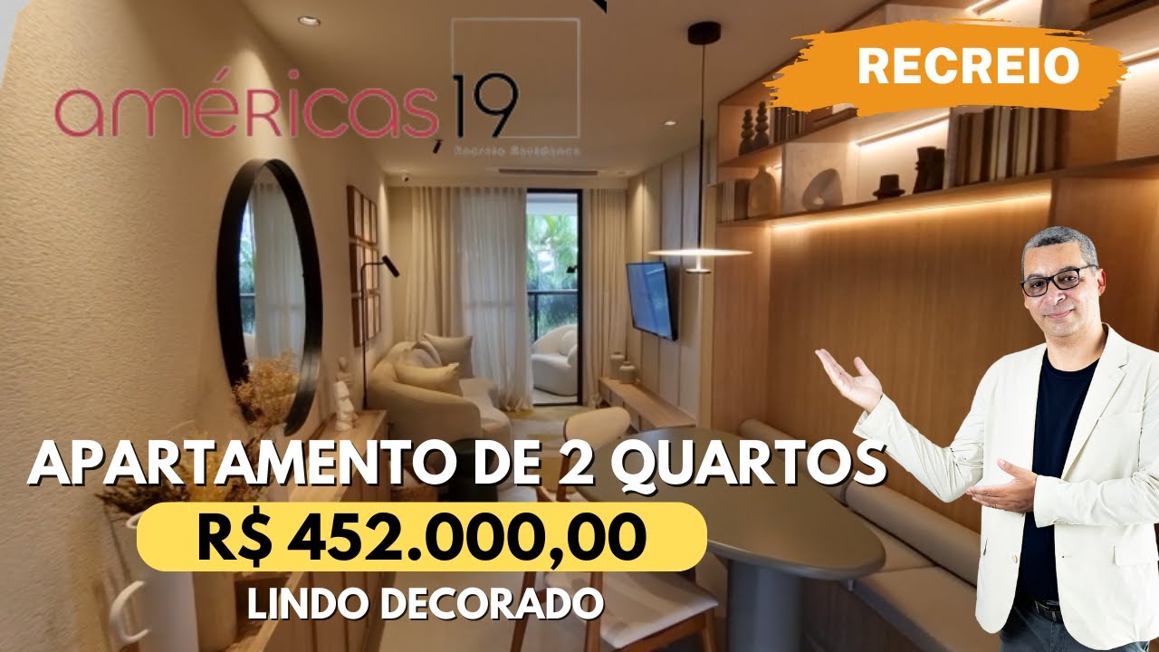 Apartamento decorado da construtora Cury no Américas 19 RJ