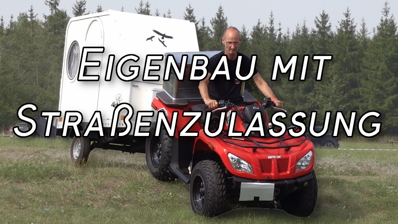Eigenbau Mini Wohnwagen mit T&Uuml;V, gel&auml;ndef&auml;hig
