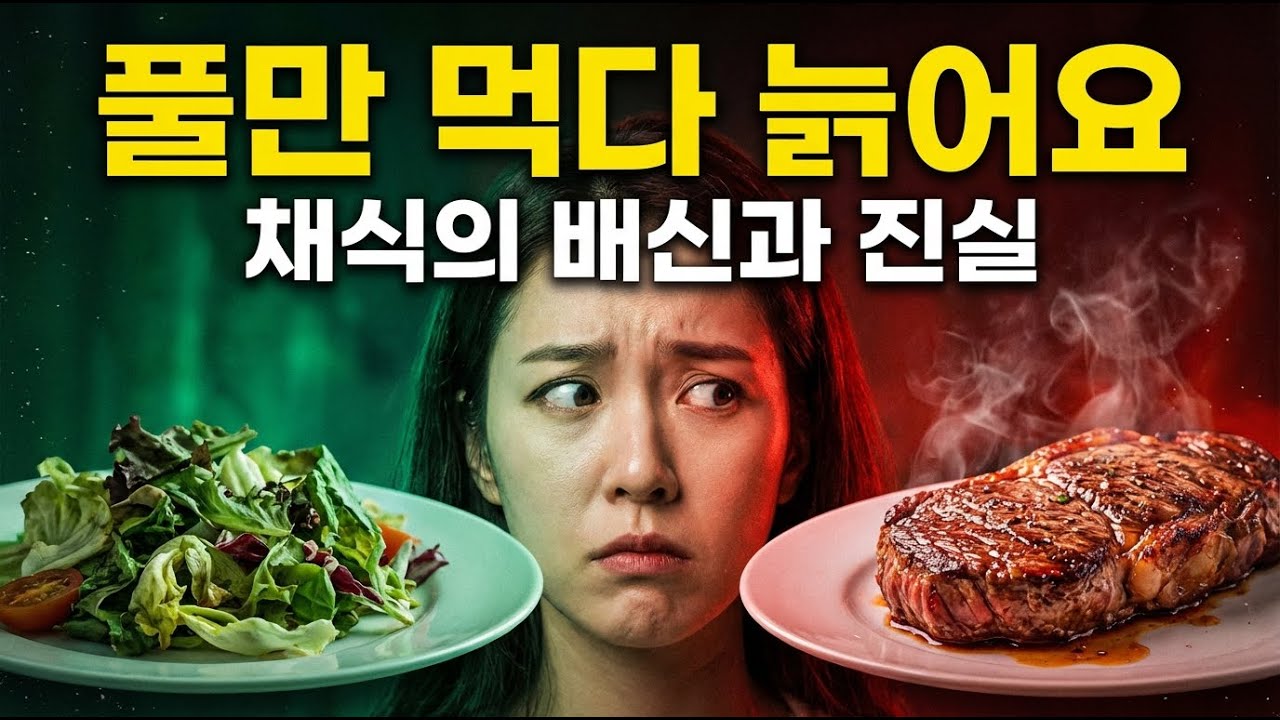 풀만 먹는데 살이 안 빠져요? 채식의 배신과 고기의 억울함 (다이어트 충격 반전)