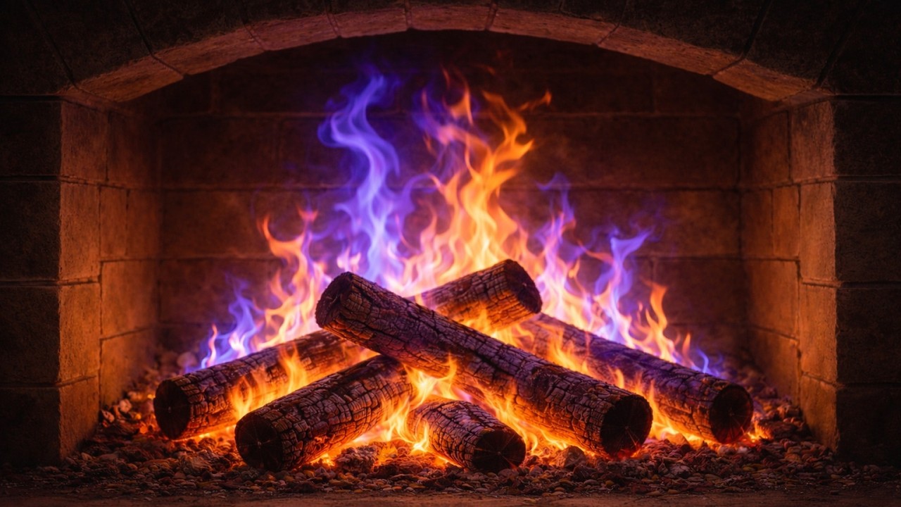 10 Hours Fireplace Sounds 🔥 Cozy Crackling Fire for Deep Sleep (No Music, 1080HD)